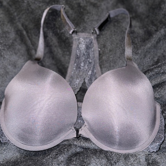 DOBREVA Women's Push Up Bra Racerback Front Closure Bra - Picture 2 of 12